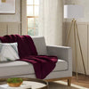 Channel Faux Fur Throw