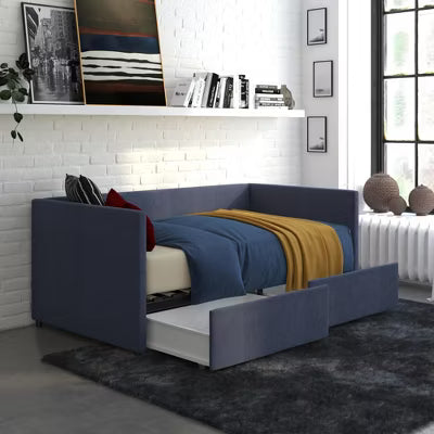 Linen Daybed with Storage - Twin