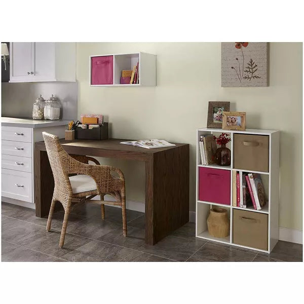 Closetmaid 899600 Decorative Home Stackable 6 Cube Cubeicals Organizer Storage in White with Hardware for Home, Office, Closet, or Toys