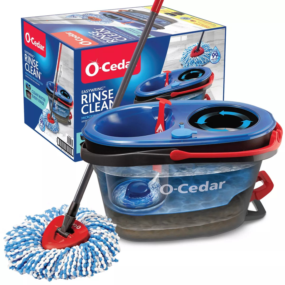 RinseClean Spin Mop & Bucket System