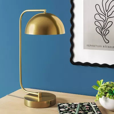 Glossy Metal Table Lamp