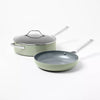 7pc Nonstick Ceramic Coated Aluminum Cookware Set