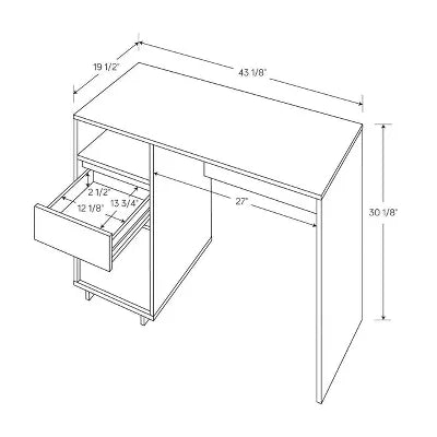 Writing Desk with Drawers