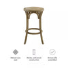 Rae Ratten Seat Backless Counter Height Barstool