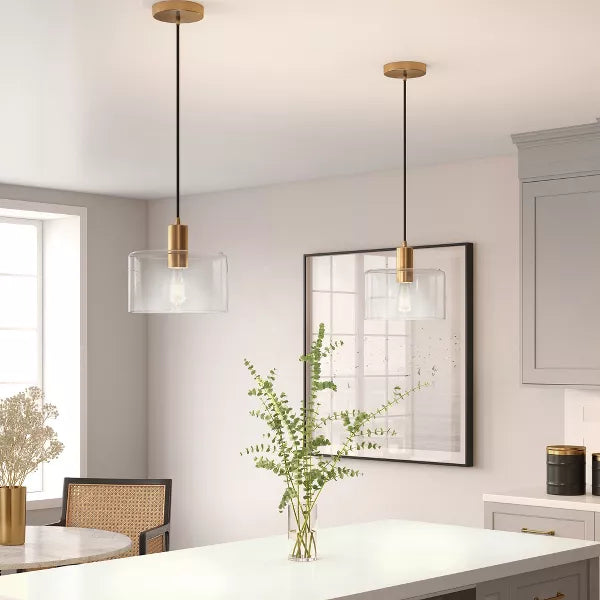 Pendant with Glass Shade