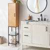 Mixed Material Bath Tall Tower