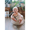 Baby Infant Soft Foam Comfortable Floor Booster Seat Supportive Chair with 3 Point Adjustable Safety Buckle Strap Harness