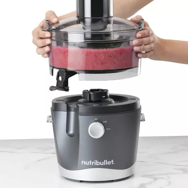 2-Speed Electric Juicer - Gray