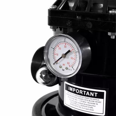 16" Swimming Pool Sand Filter System + 7-Way Valve Inground Pond