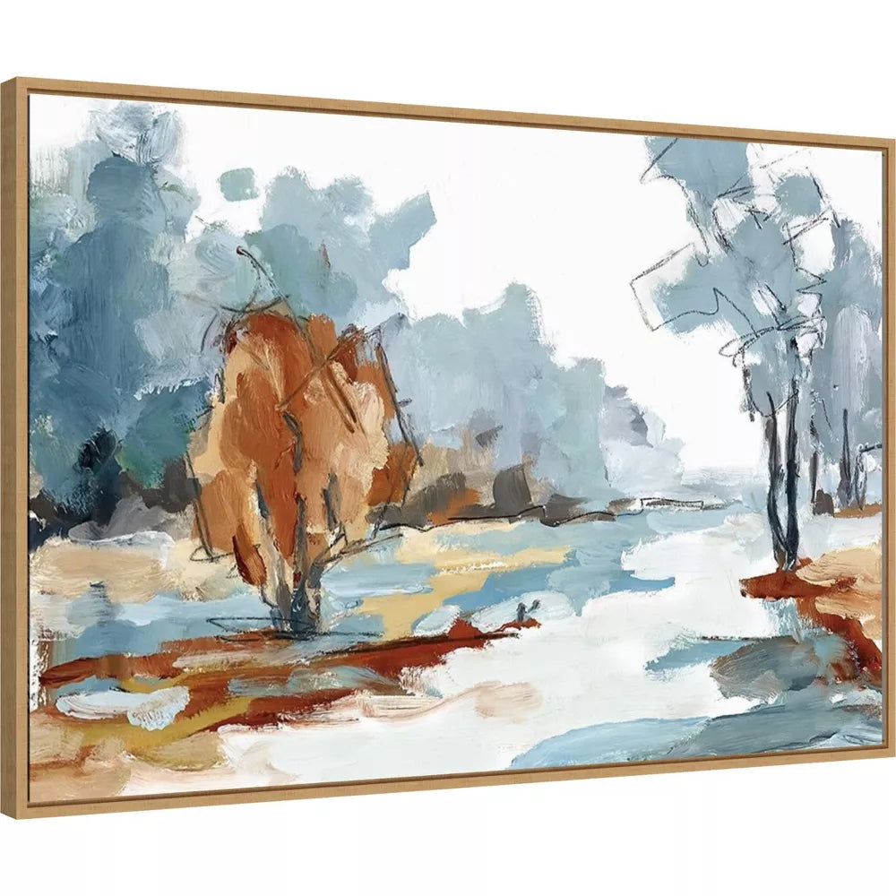 Backroads VI by Jacqueline Ellens Framed Canvas Wall Art Print