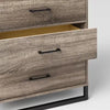 Mixed Material 4 Drawer Dresser