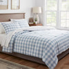 Yarn-Dyed Gingham Comforter & Sham Set - King Plus