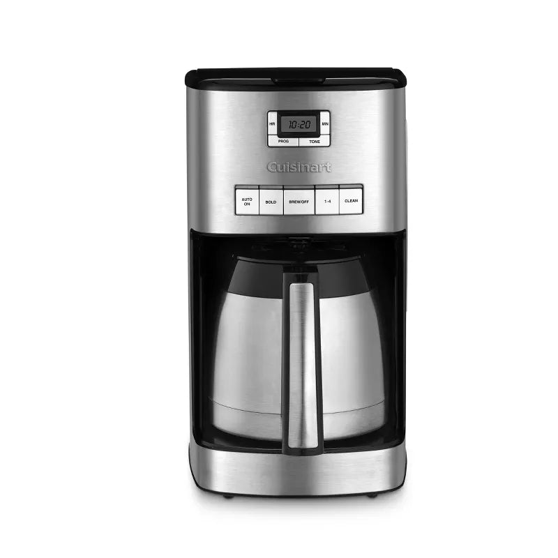 12-Cup Programmable Coffeemaker - Stainless Steel : Thermal Carafe, LCD Display, Auto Shut-Off