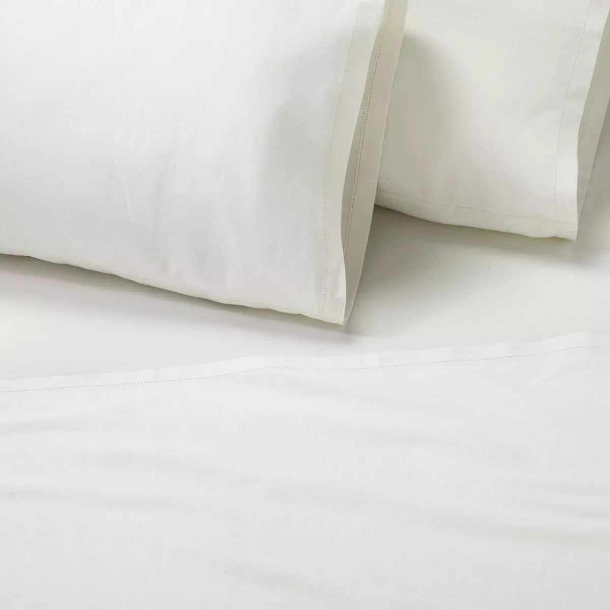 Linen Blend with Hem Stitch Sheet Set - King