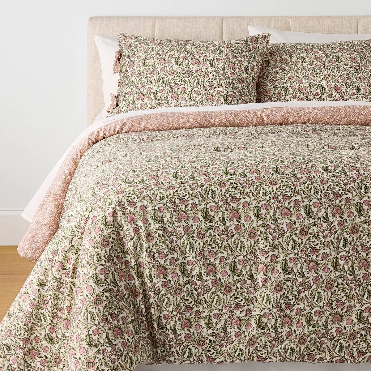 3pc Reversible Floral Comforter Set - Threshold™ designed with Studio McGee - SHOWROOM ITEM 