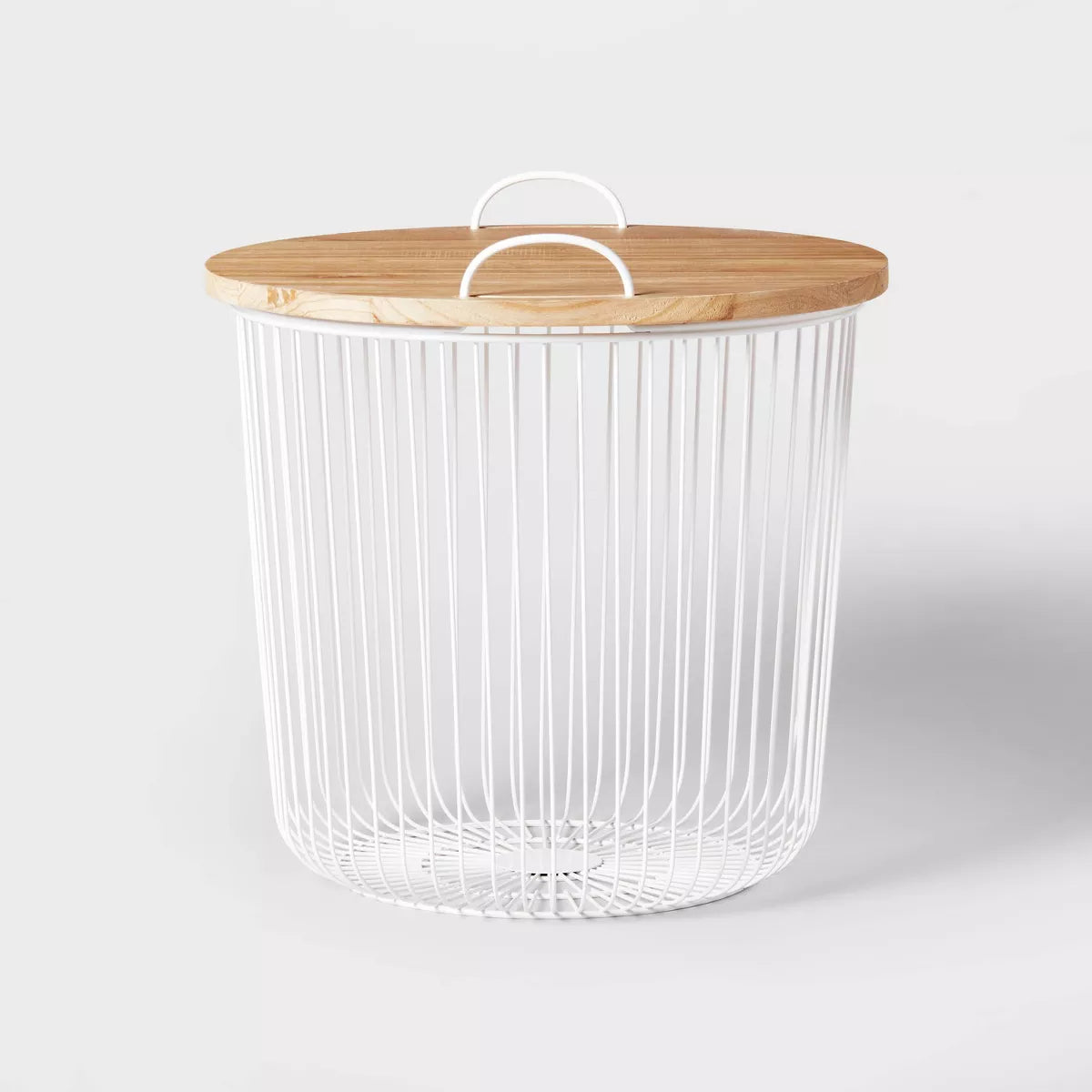 Wire Kids' Storage Floor Bin White