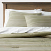 Cotton Woven Stripe Comforter & Sham Set - King