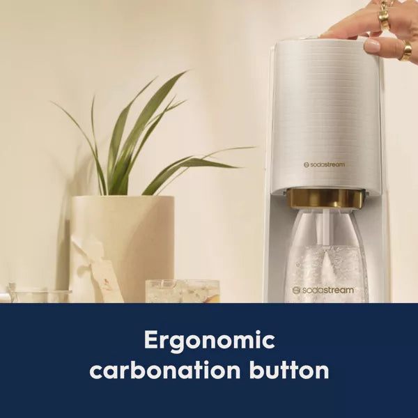 Terra Sparkling Water Maker with CO2 and Carbonating Bottle