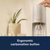 Terra Sparkling Water Maker with CO2 and Carbonating Bottle