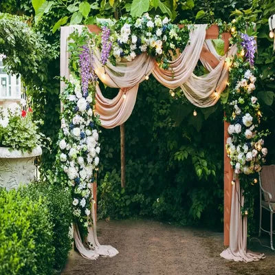 Premium Outdoor Wooden Fir Arbor Arch Pergola Trellis Wood Garden Yard Lattice