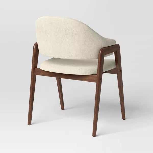 Ingleside Open Back Upholstered Wood Frame Dining Chair