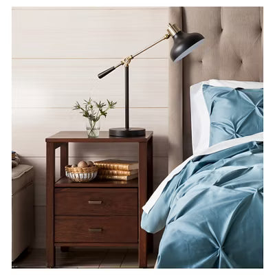 Crosby Schoolhouse Desk Lamp Black