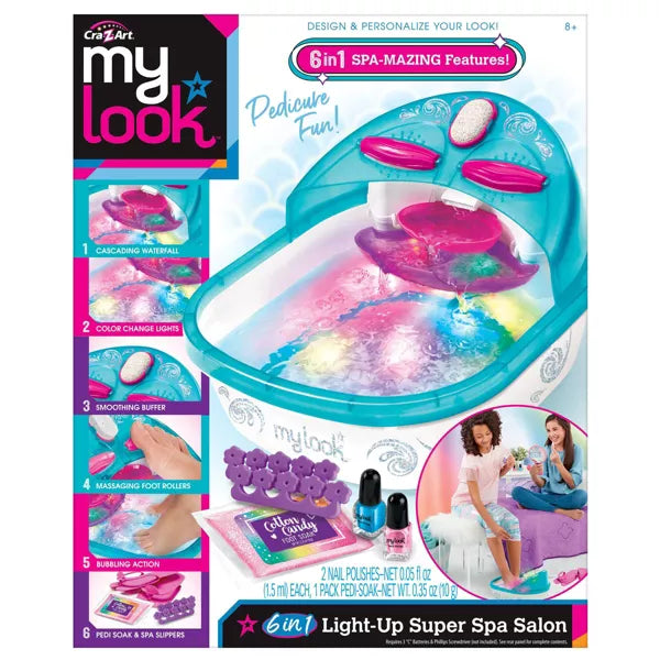 6-in-1 Light-Up Super Spa Salon Activity Kit