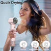 5 in 1 Air Styler, Multi Ionic Hair Dryer Brush Set, Auto Air Wrap Hair Styler Without Heat Damage, Curl, Volumize and Straighten,Pink