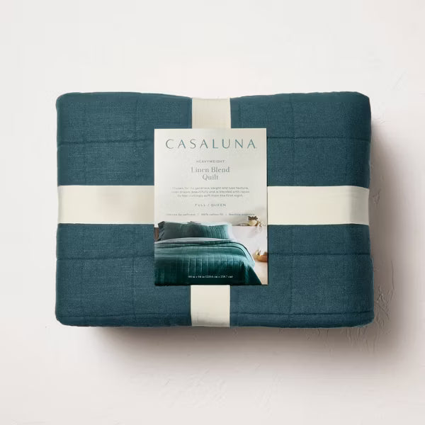 Heavyweight Linen Blend Quilt - Queen