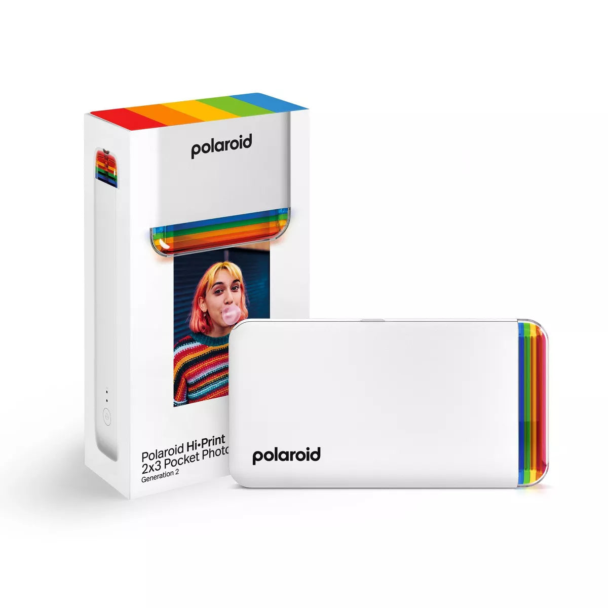 Hi-Print Printer - White: Mobile Bluetooth Photo Printer
