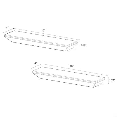 2pc Wedge Shelf Set