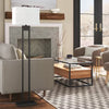 Weston Window Pane Floor Lamp Black