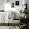 Cotton Woven Stripe Duvet Cover & Sham Set - King