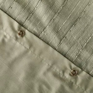 3pc Washed Loop Stripe Duvet Cover Bedding Set - King
