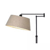 Traditional Oil Rubbed Swing Arm Floor Lamp Brown