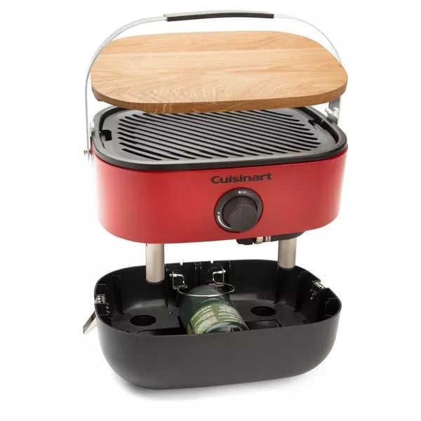 1-Burner Venture Portable Gas Grill Red