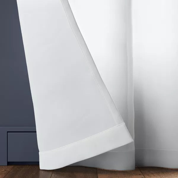 2pk Light Filtering Farrah Curtain Panels White - Threshold™
