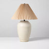 Ceramic Table Lamp Cream without Shade