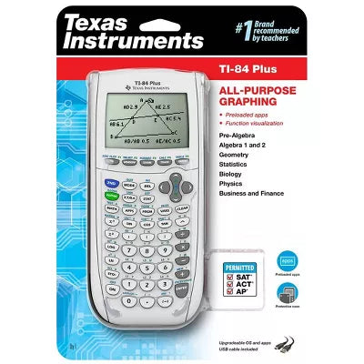 84 Plus Graphing Calculator - White