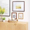 Wood Matted Wall Frame Midtone Woodgrain