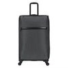 Softside Large Checked Spinner Suitcase - Gray Heather