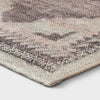 Cromwell Washable Printed Persian Style Rug Tan 2'x7'