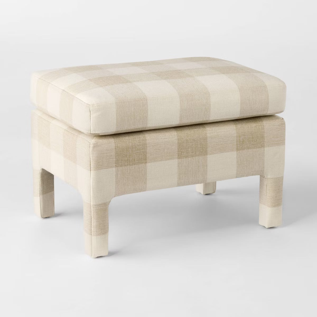 Bellfield Fully Upholstered Ottoman - Threshold™ designed with Studio McGee - SHOWROOM ITEM 