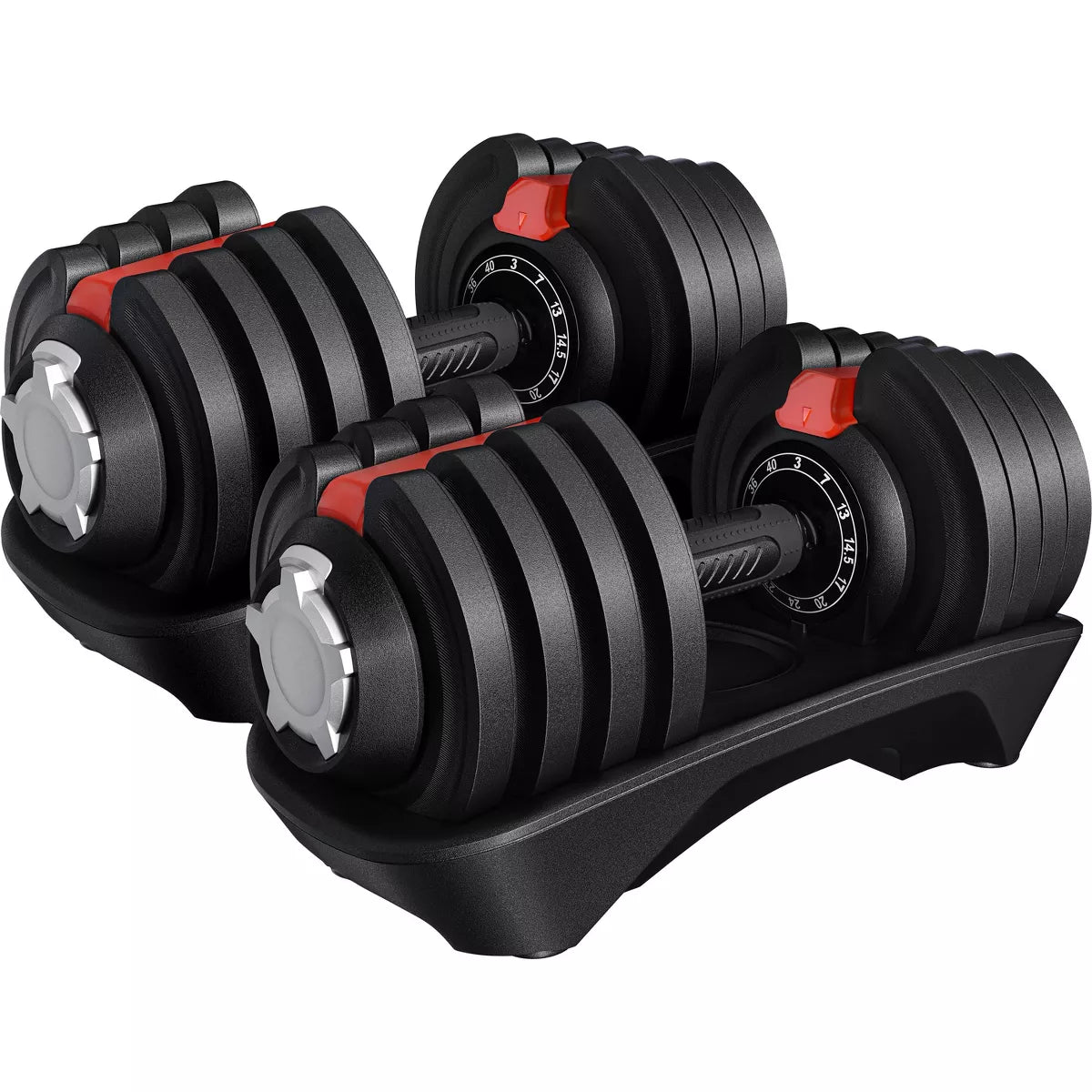 1-Piece Quick-adjust Dumbbell for Home Gym