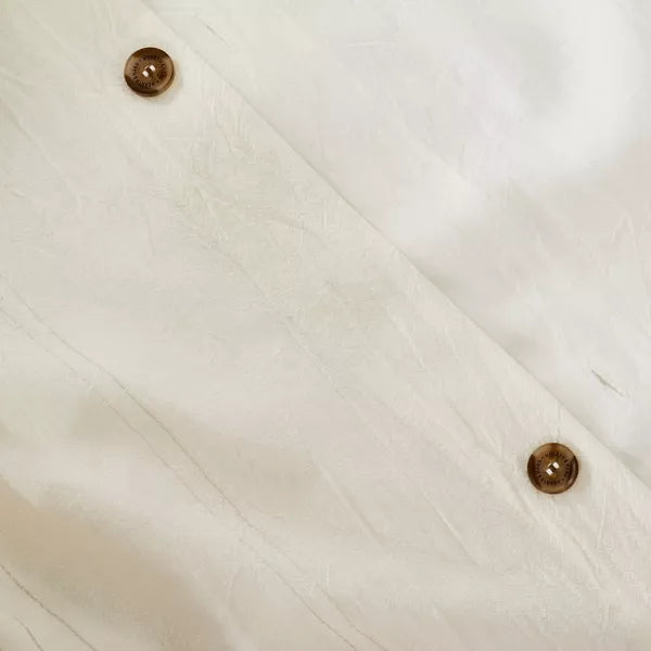 Fine Stripe Duvet & Sham Set Twilight Taupe/Sour Cream King