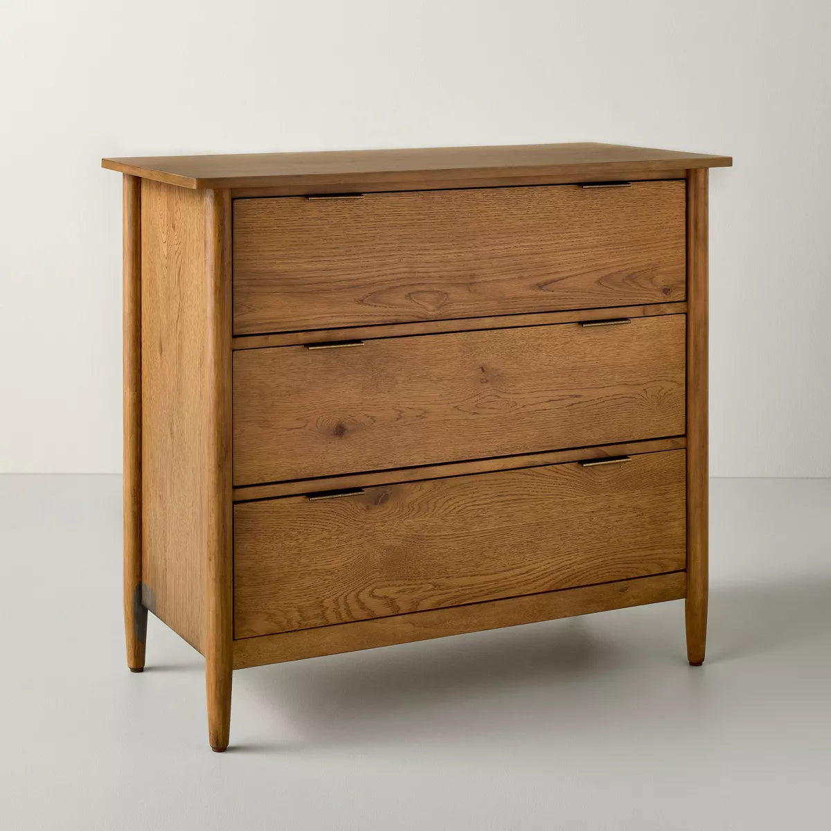 3 Drawer Modern Wood Dresser