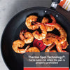12pc Expert Forged Nonstick Cookware Set Black: Tempered Glass Lids, Stay-Cool Handles, Gas & Electric Compatible