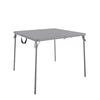 Fold in Half Multi-Purpose Card Table with Handle Gray