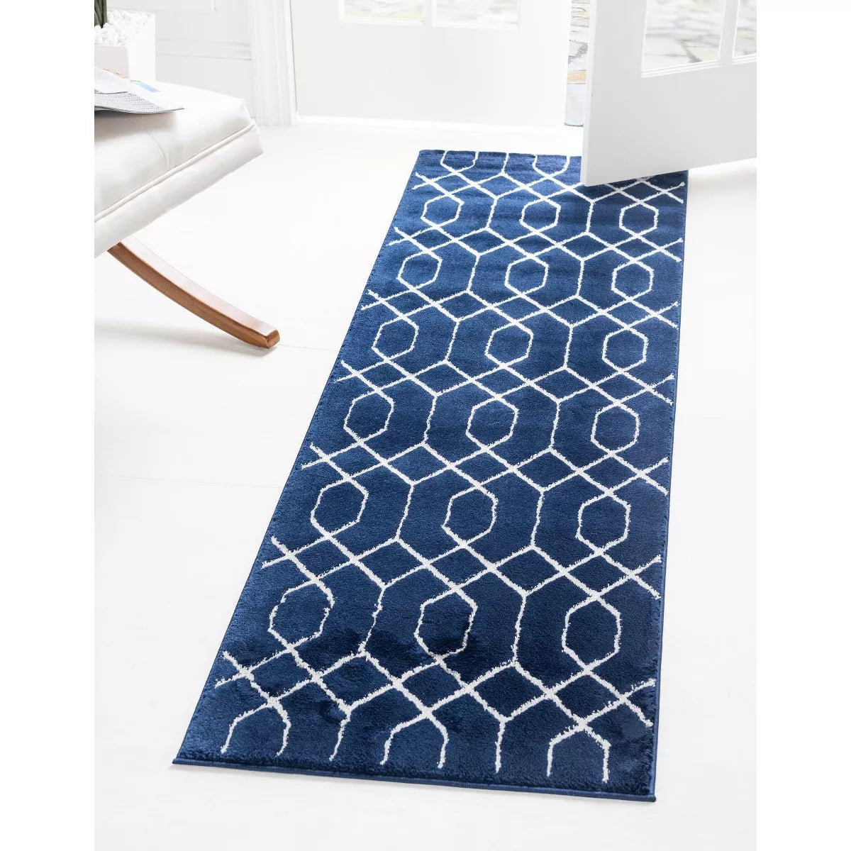 Marilyn Monroe Glam Collection Area Rug - Trellis - 2x6 Runner - SHOWROOM ITEM 