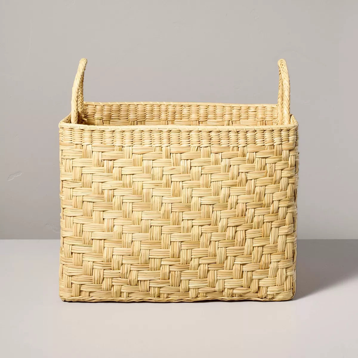 Rectangular Woven Storage Basket - Hearth & Hand™ with Magnolia SHOWROOM ITEM